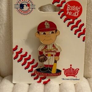 St. Louis Cardinals Red Bobbing Head Pin - Aminco